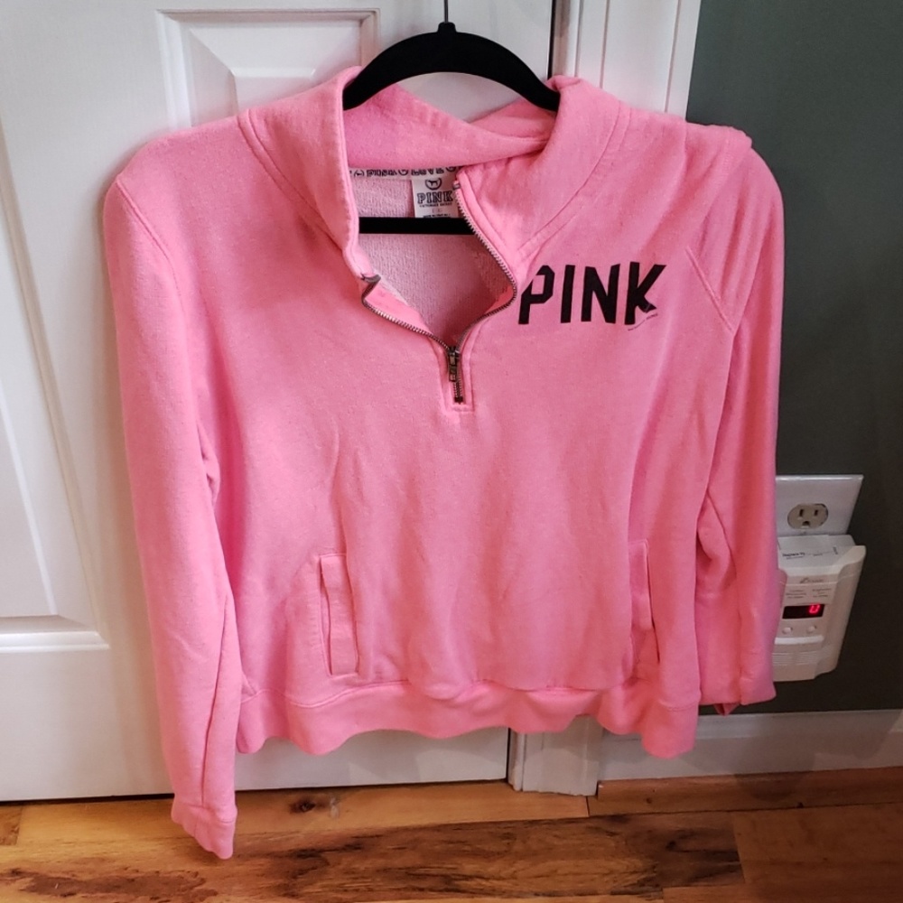 Victoria's secret pink quarter zip pullover